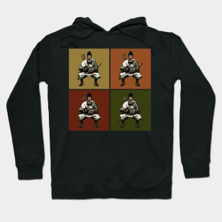 Bushido Pop Art Samurai Japanese Warrior Streetwear Vintage Retro 541 Hoodie